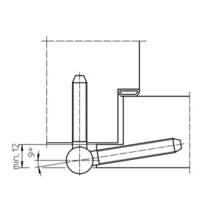 Simonswerk Einbohrband C1-15 WF 3 teilig – Bild 3
