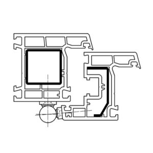 Simonswerk Aufschraubband Simonswerk K3174  - beidseitig zum anschrauben – Bild 2