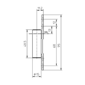 Simonswerk Rahmenteil ASR V8000WF zum aufschrauben – Bild 2