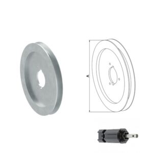 Kettenscheibe 180 mm für Wellenbolzen A458 - SW 60 – Bild 1