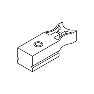 Stopper Führung Hawa Regal/Frontal, Kunststoff, grau - Hawa Regal – Bild 1