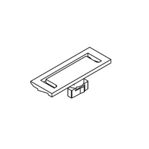 Bodenführung Hawa Regal C 25 GR, Kunststoff, grau - Hawa Regal – Bild 1