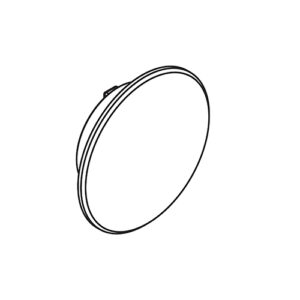 Glaskappe Hawa Creation, 39x11.5 mm, matt verchromt - Hawa Creation – Bild 1