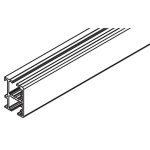 Einfachlauf-/Führungsschiene Hawa Regal C 16, Alu, eloxiert, L= 6000 mm - Hawa Regal – Bild 1