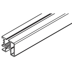 Laufund Führungsschiene Hawa Creation 25, Alu eloxiert, L= 6000 mm - Hawa Regal – Bild 1