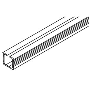 Einfachlaufschiene Hawa Regal, Alu eloxiert, zum Kleben, L= 6000 mm - Hawa Regal – Bild 1