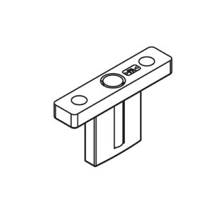 Bodenführung Hawa Regal C 16 HM, Kunststoff, anthrazit - Hawa Regal – Bild 1