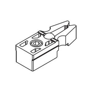 Stopper Hawa Regal B 25, Kunststoff, grau - Hawa Regal – Bild 1