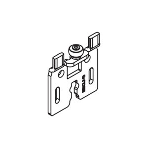 Führungswinkel Hawa Regal B 25, innere Türe, Stahl, verzinkt - Spezialprodukte – Bild 1