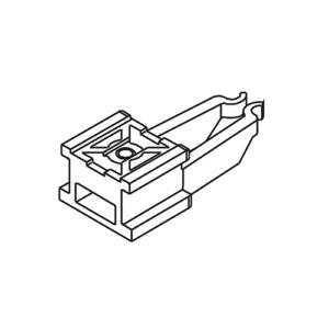 Stopper zu Führungsschiene Hawa Divido 80, Kunststoff, grau - Hawa Divido – Bild 1