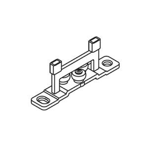 Bodenführung Hawa Divido 100 GR/GRM, Stahl, verzinkt - Hawa Divido – Bild 1