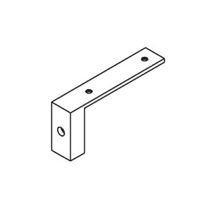 Adapter Hawa Divido Holztüre, Kunststoff, anthrazit, zu 042/3018.071/042.3033.07 - Hawa Divido – Bild 1
