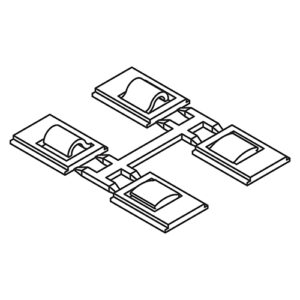 Gleiter Bodenführung Hawa Porta 40, Kunststoff, grau - Hawa Porta – Bild 1