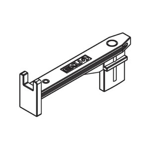 Bodenführung Hawa Regal C 16 GPPK, Kunststoff, grau - Hawa Clipo – Bild 1