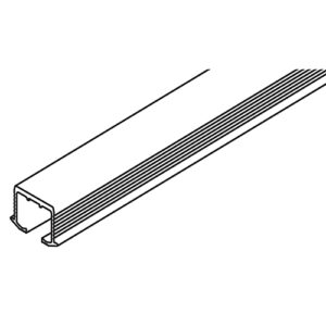Einfachlaufschiene Hawa Clipo 26/36, Alu eloxiert, zum Kleben, L= 2500 mm - Hawa Clipo – Bild 1