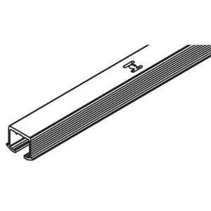 Einfachlaufschiene Hawa Clipo 26/36, Alu eloxiert, zum Schrauben, L= 3500 mm - Hawa Clipo – Bild 1