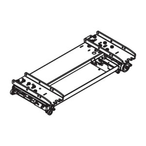 Laufwagen Hawa Frontino 20, 2200-2400 mm, links - Hawa Frontino – Bild 1