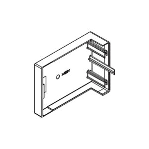 Blende Hawa Banio, aussen, verchromt matt - Hawa Banio – Bild 1