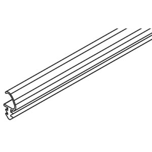 Dichtung Hawa Banio, Wandanschluss, Silikon, grau, L= 2200 mm - Hawa Banio – Bild 1