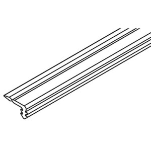 Dichtung Hawa Banio, Festglas/Schiebeflügel, Silikon, grau, L= 2200 mm - Hawa Banio – Bild 1