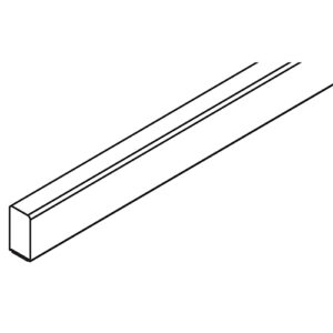 Partielle Schwelle Hawa Banio 40 GF, Alu, eloxiert, Zuschnitt nach Mass - Hawa Banio – Bild 1