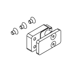 Klemmstück Glaswandmontage Hawa Banio 40 GF - Hawa Banio – Bild 1