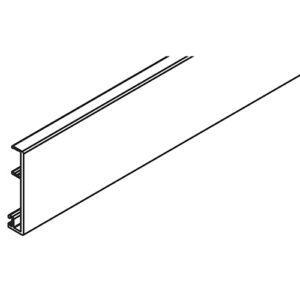 Blende Hawa Banio 40, Alu, Glanz, nach Mass - Hawa Banio – Bild 1