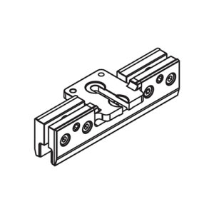 Klemmschuh Hawa Banio, Aluminium, für 6-10 mm Glas - Hawa Banio – Bild 1