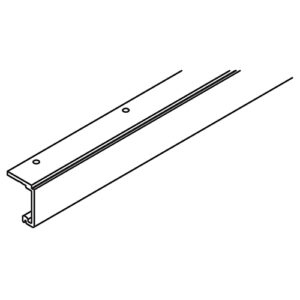 Einfachlaufschiene Hawa Combino 60, Alu, gelocht, L= 6000 mm - Hawa Combino – Bild 1