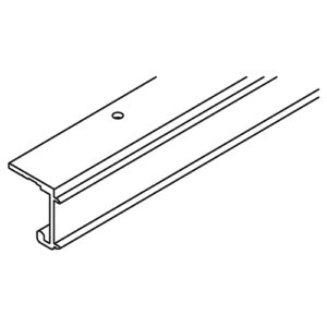 Einfachlaufschiene Hawa Combino 20/35, Alu, gelocht, L= 6000 mm - Hawa Combino – Bild 1