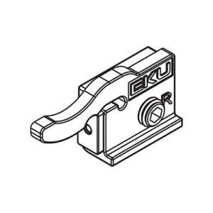 Stopper Hawa Regal/Frontal, rechts, Kunststoff, grau - Hawa Regal – Bild 1