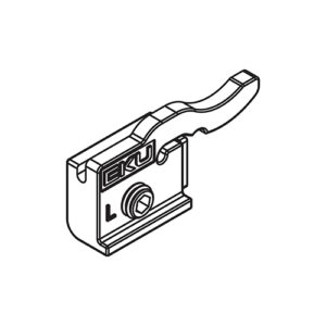 Stopper Hawa Regal/Frontal, links, Kunststoff, grau - Hawa Regal – Bild 1