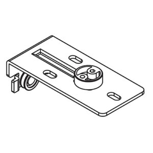 Führungswinkel Hawa Combino L 40, innere Türe, Stahl verzinkt - Hawa Combino – Bild 1