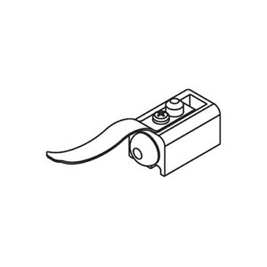 Stopper mit Rückhaltefeder Hawa Combino 20/35, Kunststoff, grau - Hawa Combino – Bild 1