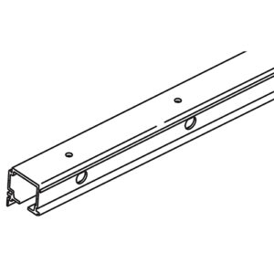 Combi-Laufschiene Hawa Porta 60/100, Alu, gelocht, L= 1996 mm - Hawa Porta – Bild 1