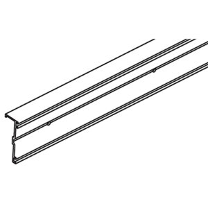 Festglashalterprofil Hawa Porta 100 GF/GFO, Alu eloxiert, gelocht, L= 6000 mm - Hawa Porta – Bild 1