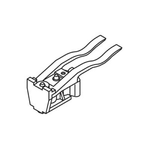 Stopper Hawa Porta 60/100, mit Rückhaltefeder, Kunststoff, schwarz - Hawa Porta – Bild 1