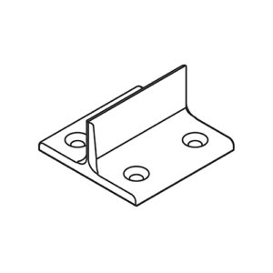 T-Bodenführung Hawa Porta 300/600, Stahl, verzinkt - Hawa Porta – Bild 1