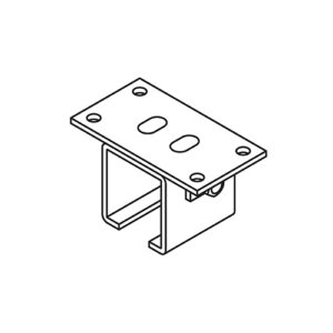 Decken-Muffe Hawa Porta 600, Stahl verzinkt - Hawa Porta – Bild 1