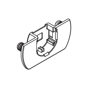 Gehäuse Hawa Clipo 15, zum Einpressen, Kunststoff, anthrazit - Spezialprodukte – Bild 1
