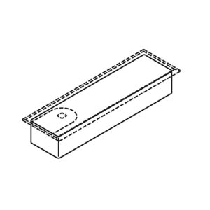 Bodentürschliesser GEZE TS 520, mit Hawa Spezialachse zu Schiebependeltüre - Hawa Variotec – Bild 1