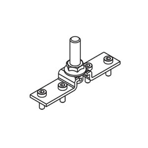Aufhängebügel mit M10-Aufhängeu. Befestigungsschrauben (Junior-80 M) - Hawa Junior – Bild 1
