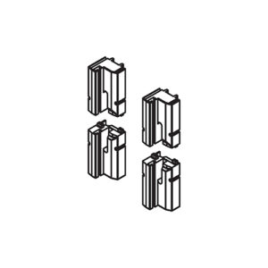 Abdeckkappen-Set für 1 Drehtüre, zu Hawa Variotec-Rahmensystem - Hawa Variotec – Bild 1