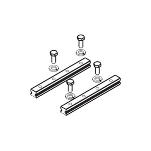 Montageteile für Verbindungsbügel zu Unterkonstruktion Hawa Variotec 150 - Hawa Variotec – Bild 1