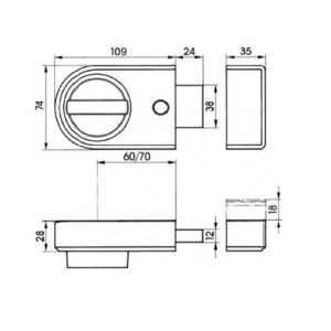 Zusatzschloss Zeiss Ikon 9131 ohne Sperrbügel – Bild 2
