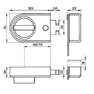 Zusatzschloss Zeiss Ikon 9132 mit Sperrbügel - Hauptvariante – Bild 2