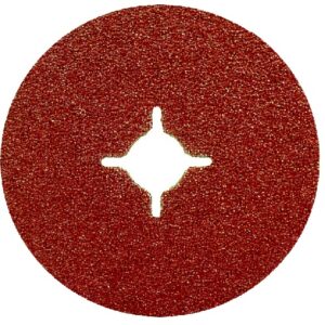 Edelco Fiberscheiben Alox Fiber 115 mm 22 mm Kreuzloch - K 80 im Karton – Bild 1