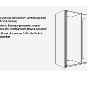 Hawa Concepta III 25/35 Push rechts Grundgarnitur – Bild 1