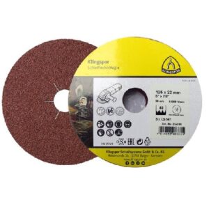 Fiberscheiben Klingspor 125 x 22 mm CS 561 SB 5 Stück - K 40 Sternloch – Bild 1