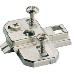 Hettich Montageplatte Intermat Serie 9000 - 5 mm Schrauben vormontiert – Bild 1